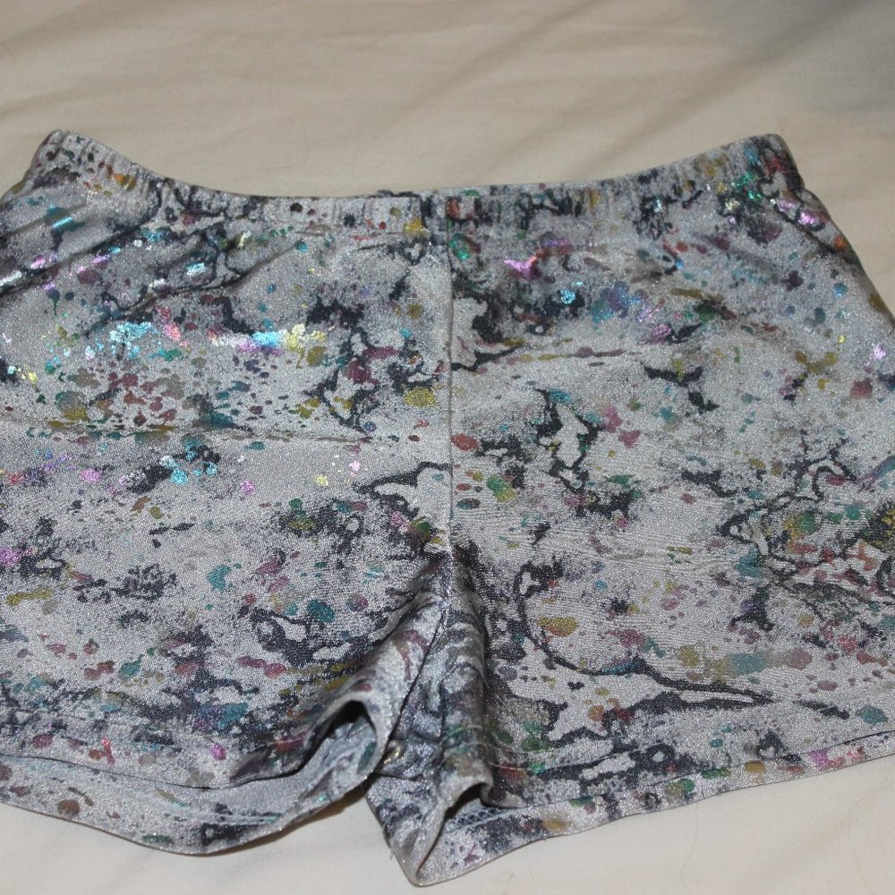 Gymnastic Shorts - Metallic Girls 8-10